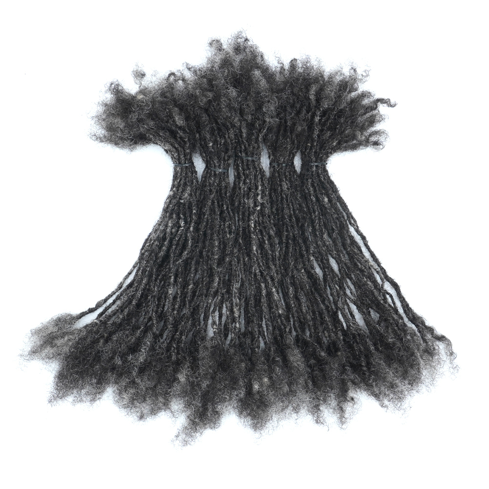 KAMA Customized Handmade Interlocked 0.1cm 0.2cm 0.4 cm Afro Kinky Curly Ends Microlocs for Locs and Twists Hair Styles Detail Section 7