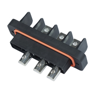 JDZ-03 personnalisé longueur 6P connecteur à vis à Angle droit courant élevé DC cuivre Contact matériel mâle/femelle genre-connecteurs