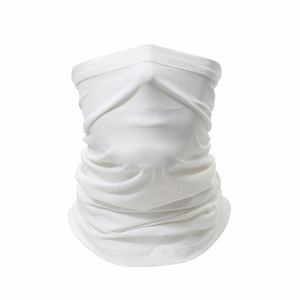 Masque facial de protection solaire en soie glacée noir multifonctionnel pour sports de plein air, cache-cou, masque de cyclisme unisexe pour adultes - Product Image 3