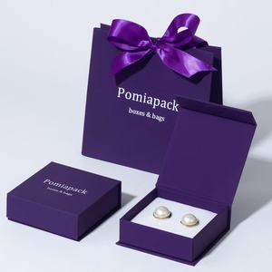 Chất lượng cao túi màu trắng Cá nhân hoá biểu tượng tùy chỉnh đồ trang sức bao bì hộp đồ trang sức từ hộp với logo - Product Image 6