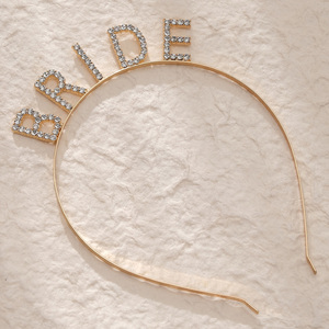 Diadema de novia de aleación al por mayor, diadema para novia para ser Tiara, diadema hecha para novia, diademas de cristal para boda - Product Image 4