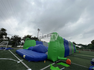 Thiết kế mới ngoài trời <span class=keywords><strong>5K</strong></span> chạy tùy chỉnh thư bị trả lại thổi lên chướng ngại vật nhảy xung quanh <span class=keywords><strong>5K</strong></span> Inflatable Combo trở ngại khóa học để bán - Product Image 4