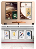 Boîte lumineuse de menu pour restaurants-Affichage publicitaire rétroéclairé par LED avec affiches modifiables-Parfait pour les cafés Fast Food Stores