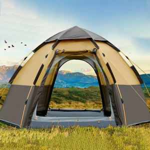 Tiendas de campaña para acampar al aire libre 5 8 personas impermeable dos dormitorios una sala de estar fiesta Tente tienda de campaña para varias personas - Product Image 4