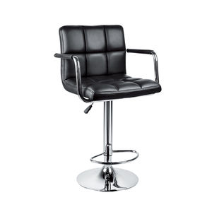 Tabourets <span class=keywords><strong>de</strong></span> <span class=keywords><strong>bar</strong></span> modernes à prix avantageux, couleur au choix, réglables, pivotants à 360 degrés, siège en cuir PU <span class=keywords><strong>avec</strong></span> accoudoirs - Product Image 1