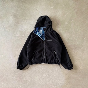 Custom Embroidered Double Layered Reversible Pullover Waterproof Windproof Nylon <b>Zip</b> <b>up</b> <b>Jackets</b> Plaid Windbreaker <b>Jackets</b> Men - Product Image 4