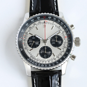 Montre chronographe d'aviation pour homme de luxe et de haute qualité avec mouvement mécanique multicolore et multifonctionnel - Product Image 4