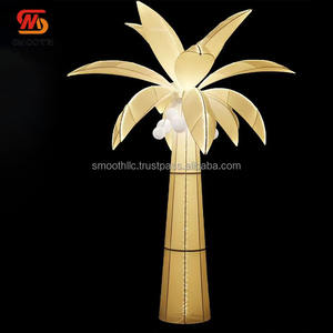 Arco de Boda Metálico con Forma de Palmera y Luces LED para Fiestas, Soporte de Fondo para Boda - Product Image 5