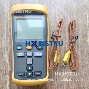 Termómetro Digital de Doble Entrada FLUKE 52-II 52-2 USADO, Termómetro de Termopar H - Product Image 1