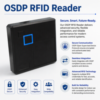 Lecteur de cartes RFID OSDP, crypté AES 128 bits, anti-duplication, lecteur WG OSDP RS485, système de contrôle d'accès