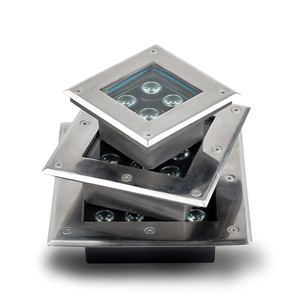 Lumière LED carrée encastrée, projecteur extérieur étanche pour aménagement paysager et <span class=keywords><strong>pelouse</strong></span> - Product Image 5