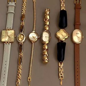 Commercio all'ingrosso di nuovi orologi da <span class=keywords><strong>donna</strong></span> Vintage di <span class=keywords><strong>lusso</strong></span> luce di nicchia con un commercio estero di fascia alta cinese e <span class=keywords><strong>orologio</strong></span> al quarzo - Product Image 4
