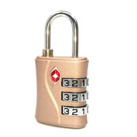 TSA-554 Fabrication en usine, cadenas à bagages à 3 chiffres, cadenas à combinaison TSA