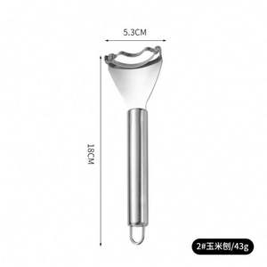 Pelador de maíz con mango, cuchillos de maíz, pelador de cocina, herramientas para frutas y verduras - Product Image 6