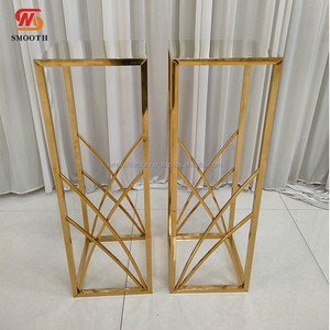 SMOOTH 90cm Marco de metal dorado Soporte para pasteles Pedestal desmontable clásico para fiestas de bodas y exhibiciones - Product Image 6