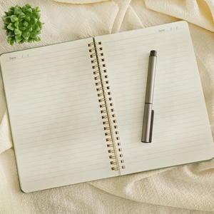 Cuadernos clásicos en stock, cubierta de papel recubierto, cuaderno, diario, planificador, libreta con forro colorido - Product Image 4