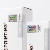 Anti-Namaak Aangepaste Vorm Holografische Sticker 3d Laser Hologram Label Met Qr-Code