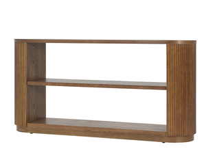 Modern Solid Wood Entryway <b>Console</b> <b>Table</b> with Open Shelves-Multi-Functional Storage for Living Room & Hallway Home Furniture - Product Image 4