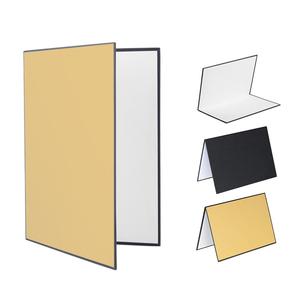Carton de photographie format A4 3-en-1, carton pliable pour la prise de vue, tableau de diffuseur de réflecteur d'éclairage photographique - Product Image 6