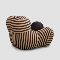 Reposapiés de bola redonda práctico estilo INS, sofá de ocio con forma creativa, muebles para el hogar, sofá con bolsa de frijol importado de Suiza