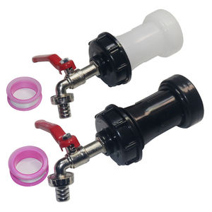 Ensemble de raccords pour l'eau de jardin, adaptateur IBC S60*6, couvercle d'adaptateur, tube d'extension en plastique, <span class=keywords><strong>robinet</strong></span> nickelé, <span class=keywords><strong>robinet</strong></span> de réservoir d'eau - Product Image 2