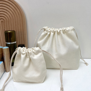 Nhà Máy Bán Buôn Tùy Chỉnh Dây Kéo Quà Tặng Pouch Đôi Chuỗi Bông Vải Linen Túi Với Mô Hình Phim Hoạt Hình Dây Xử Lý - Product Image 3