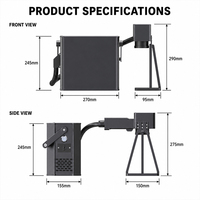 Pistolet de marquage laser à fibre portable avec tête légère pour les pièces difficiles d'accès, les soudures et les espaces étroits