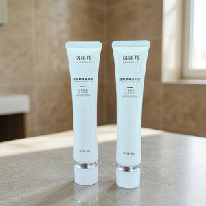 Envase Cosmético Ovalado de Plástico Blanco de Alta Calidad, Tubo Vacío de 25 mm para Crema de Maquillaje de 40 g, con Tapa de Rosca Ovalada - Product Image 6