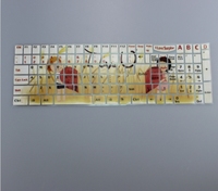 Autocollants personnalisés pour clavier dessin animé autocollants décoratifs pour ordinateur pour le travail quotidien pour les cadeaux promotionnels
