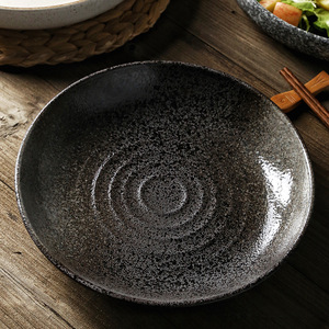 Nouveau moderne japonais plat profond assiette en céramique Restaurant vaisselle domestique pour 8/10 pouces Style japonais d'assiettes en porcelaine - Product Image 3