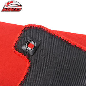 พรมปูพื้นสำหรับฮอนด้า แอคคอร์ด 4 ประตู 13-17 ไลเนอร์ด้านหน้าด้านหลังกำมะหยี่สีแดงพรมกันลื่น 4 ชิ้น - Product Image 3