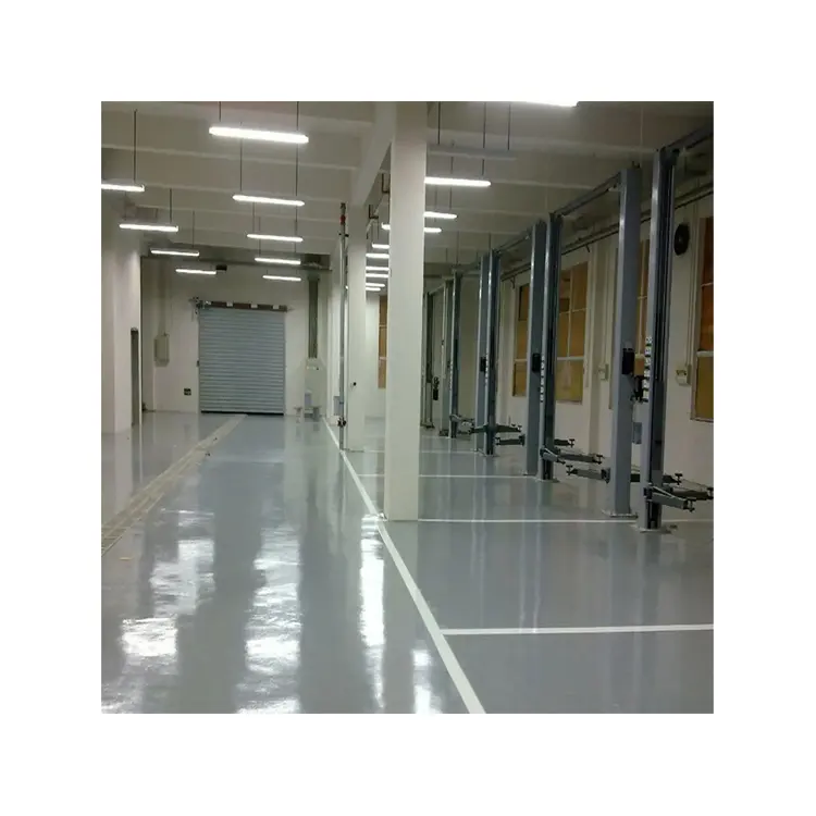 Zhan चेन गंदगी प्रूफ निविड़ अंधकार Epoxy रंग मंजिल 2 घटक Epoxy मंजिल कोटिंग गेराज के लिए अस्पताल प्रयोगशाला