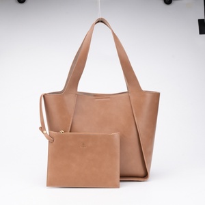 กระเป๋าถือผู้หญิงลายเรขาคณิตสไตล์วินเทจ ทำจากหนัง PU มีหูหิ้วสองข้างและซิปปิด  รับสกรีนลายตามสั่ง - Product Image 4