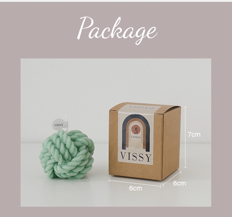 Aromatherapy Cand créatif de boîte-cadeau d'anniversaire de parfum de paraffine de cire de soja flairé par laine sensible en gros de MAISON d'AROME petite 3