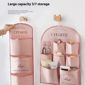 Classic Design Fabric Hanging Storage <b>Bag</b> Multi-Purpose Wall-Mounted Organizer for Bedside or Rear Door Storage - Product Image 2