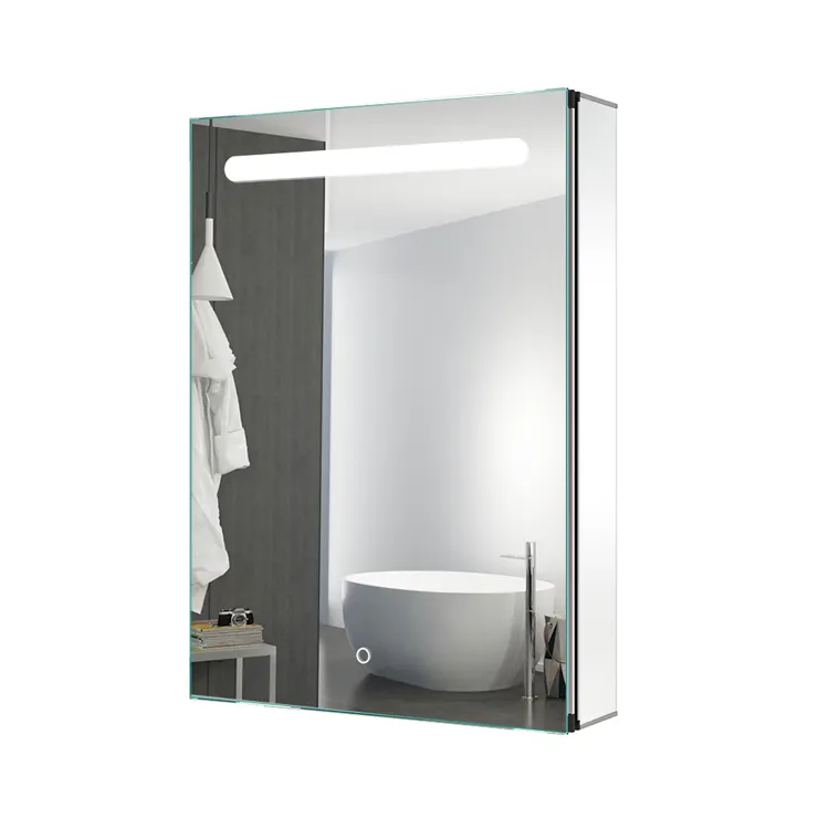 Раковины мебель для ванной комнаты 500x700 мм Светодиодная подсветка для ванной комнаты зеркало шкаф