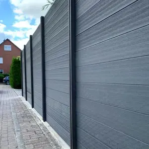 High Quality Aluminum Posts Wpc Fence Panels Hot Sale
