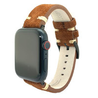 Correa de reloj inteligente Diloy 100% hecha en España negro/café/marrón/Beige cuero FKM banda accesorios baratos Apple Premium correas de reloj