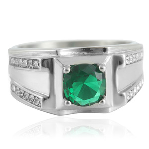 Anillo geométrico con piedras preciosas rojas para mujer, joyería de moda de acero inoxidable con engaste de puntas, regalo 210162 - Product Image 3