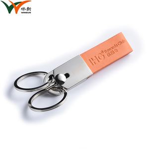 Llavero de Metal y PVC Sublimado al por Mayor, Llavero de Cuero PU para Logotipo Personalizado - Product Image 3