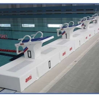 Tragbarer rutsch fester Polyester-Stahl-Spring block Internat ionaler Standard-Schwimmbad-Sprungbrett-Werkzeug zubehör