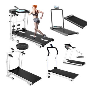 ベストセラー スタイル ポータブル 家庭用 電動トレッドミル 小型 折りたたみ式 多機能 低騒音 ジムトレッドミル - Product Image 1