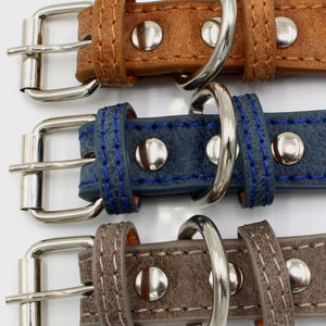 Collar Ajustable de Cuero con Tachuelas para Perros, Collar de Cuero PU con Remaches de Champiñones, Collar Duradero con Remaches para Cachorros - Product Image 5