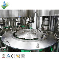 Machine de remplissage d'eau entièrement automatique 5L, ligne d'embouteillage haute vitesse 10L pour usine d'eau potable
