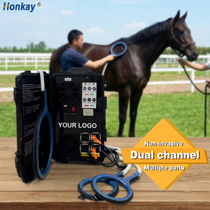 Appareil PEMF portable à double canal pour chevaux, très demandé, pour la prévention des blessures, dispositif à impulsions magnétiques PEMF pour élevages équestres - Product Image 1