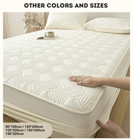 Protège-matelas matelassé en coton imperméable SUPER, lavable en machine, respirant, avec emballage, en stock