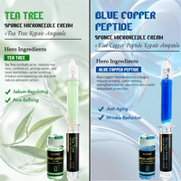 Crème aux spicules d'éponge, microcristal, peeling, traitement de resurfaçage de la peau, anti-rides, lifting, raffermissant, rajeunissant pour salon de beauté