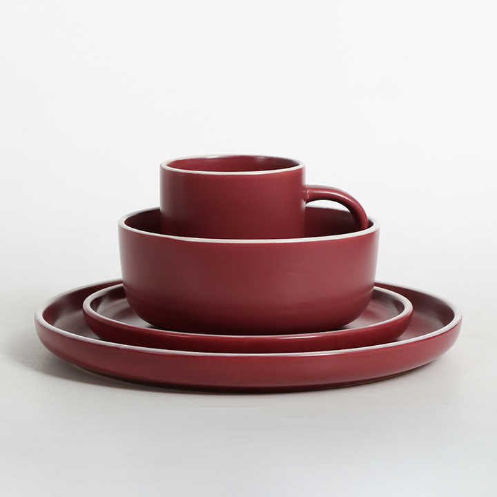 Factory Wholesale Price Simple Color Glaze Solid Color Ceramic ...