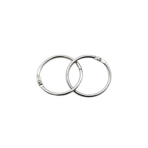 Qixin <b>Binder</b> <b>Rings</b> Steel Wire Open End Loose Leaf Album Craft Supplies 5 Sizes Set - Product Image 4