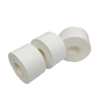Échantillon gratuit Ruban de cerclage sport personnalisé Ruban de coton athlétique blanc de 3.8cm de large